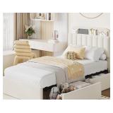 Garvee Twin Xl Size Bed Frame For Kids With