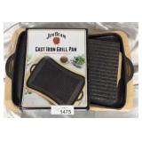 Jim Beam Cast Iron Grill Pan