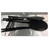 Lavish Home Bar Stools - Counter Height, 24' Black