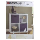 Closetmaid Cube Organizer - 4 Cube, White