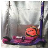 Wilson Avp Volleyball, Purple Scooter