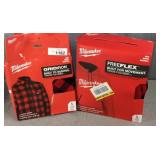 Milwaukee Large Flannel & Large Hoodie