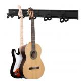 Pyle Pgst56 Guitar Wall Hanger - Black - 6.9 Lbs
