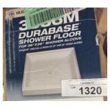 Durabase 3636m Shower Floor Alcove - 36'x36', Wh