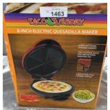 Taco Tuesday 8-inch Electric Quesadilla Maker