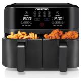 Chefman Turbofry Touch Dual Window Air Fryer