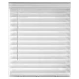 770-7254-110, Snow White Color, Faux Wood Blinds