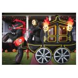 Joiedomi Holiday Inflatable Reaper Carriage 10ft