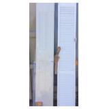 Bifold Door - 6 Panel, Louver, White Door