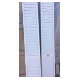 Louvered Shutters - White 24x80