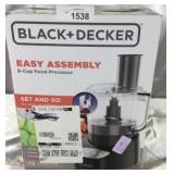 Black+decker Easy Assembly 8-cup Food Processor