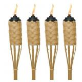 Tiki Bamboo Tiki Torches 4-pack