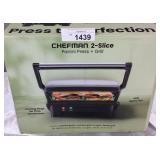 Chefman 2 Slice Panini Press & Grill