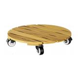 Idzo Round Wooden Planter 14inch Caddies