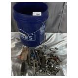 Lowes Bucket With Tools, Sockets 7 More