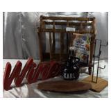 Magazine Rack, Wine Decor & More