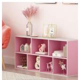 Furinno Luder Book Shelf, 7-cube Bookshelf,