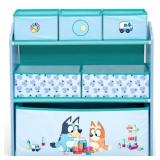 Delta Children Bluey 6 Bin Toy Organizer