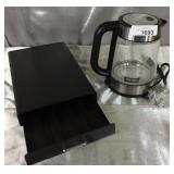 Coffee Pod Storage & Plug In Kettle Pot