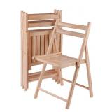 Winsome Folding Chair 4 Piece Set