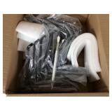 Mega 6inch Hook Black Bulk 40 Inch 300043-b