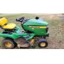 John Deere X300 42in. Riding Lawn Mower w/ Bagger