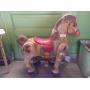 Vintage Mobo Metal Childs Riding Horse