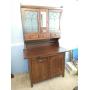 Hoosier Cabinet in Cathedral Frost