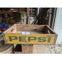 Yellow Wooden Pepsi Crate