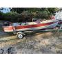 Lund Aluminum 14 ft V-hull Fishing Boat w/