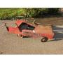Vintage Metal Fire Fighter Pedal Car