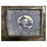 Metal Asian Theme Serving Tray +