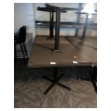 (2) 36" Square Restaurant Tables