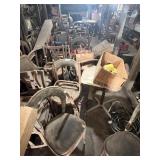 Large Quantity of Old Restaurant Chairs