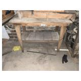 Small Wood Table + (1) Restaurant Table