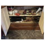 Contents of Lower (2) Shelves