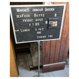 Pedestal Sign