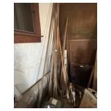 Assorted Wood Pieces, Trim, Plywood, & More