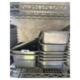 (9) Half Pans - 6" & 4"
