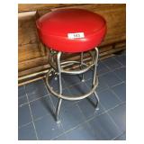Red Bar Stool