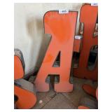 Capital A Sign