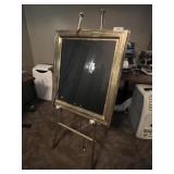 Brass Tone Easel & Light Up Menu Specials Board