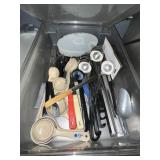 Cambro Container w/ Kitchen Tools