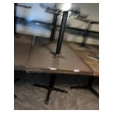 (2) 36" Square Restaurant Tables