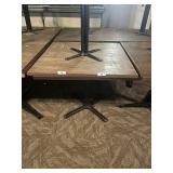 (2) 36" Square Restaurant Tables