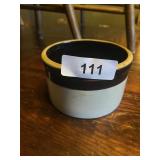 Glazed Stoneware Salt Jar / Unmarked