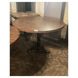 (2) 48" Round Restaurant Tables