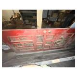 36" Solid Door w/ Asian Dragon Decor