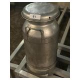 Stainless Steel Can w/ Bottom Spigot - 20" Tall