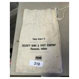 Security Bank & Trust Bank Bag